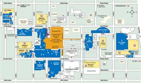 Cleveland Clinic Main Campus Map United States Map