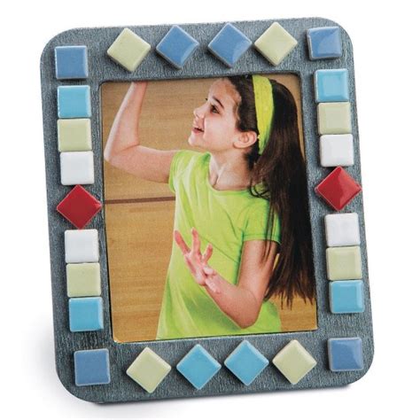 Buy Educraft Mosaic Tile Picture Frames Craft Kit Pack Of 12 At Sands