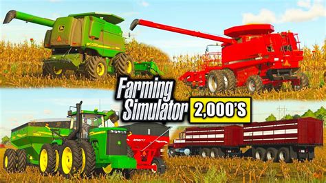 Big 2000s Corn Harvest Combining 1000 Acres Iowa Roleplay