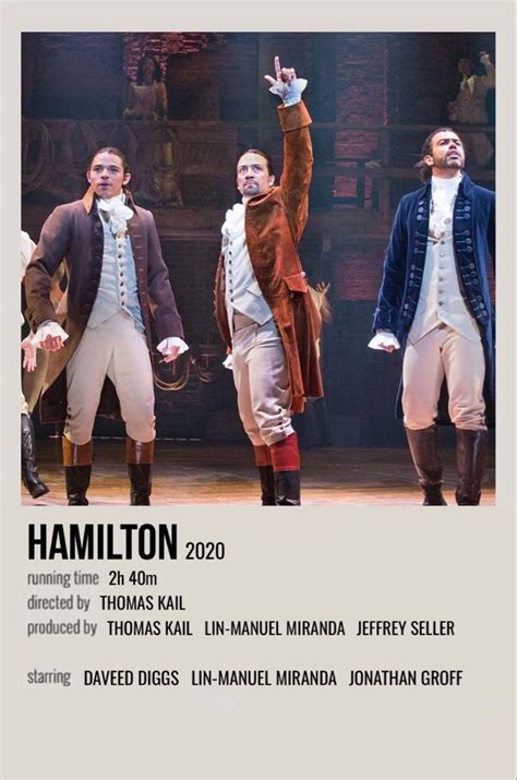 Three Men In Period Clothing Standing On Stage With Their Arms Up And