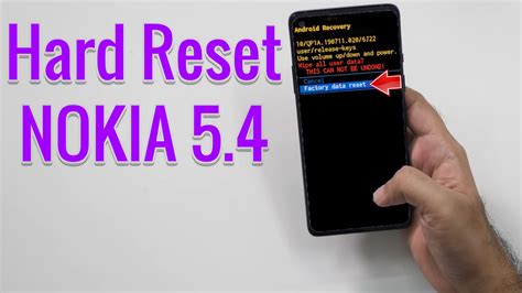Hard Reset Nokia 54 Factory Reset Remove Patternlockpassword How