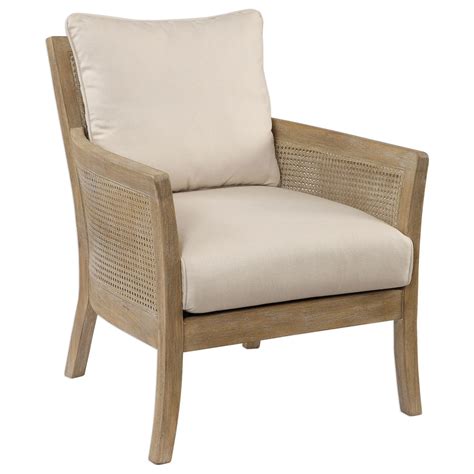 Uttermost Accent Furniture Accent Chairs Encore Natural Armchair
