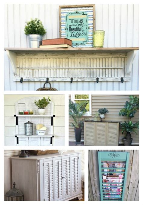 21 Upcycled Shutter Projects Salvage Sister And Mister