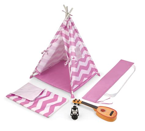 Badger Basket Camping Adventures Doll Tent Set With Accessories