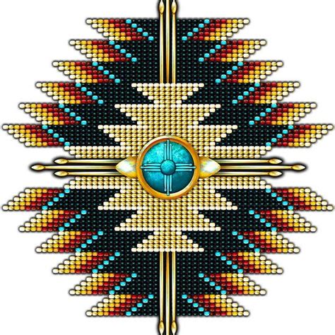 Native American Beadwork 30 | Native american beadwork, Native american symbols, Native american art