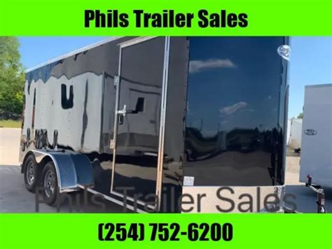 2024 Continental Cargo New 7x16 V Nose Enclosed Trailer Cargo Trailers