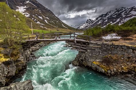 Little Bridge Jotunheimen Norway Norway Cool Photos Stunning