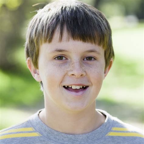 Smiling Boy Stock Image Image Of Tween Schoolboy Caucasian 12046327