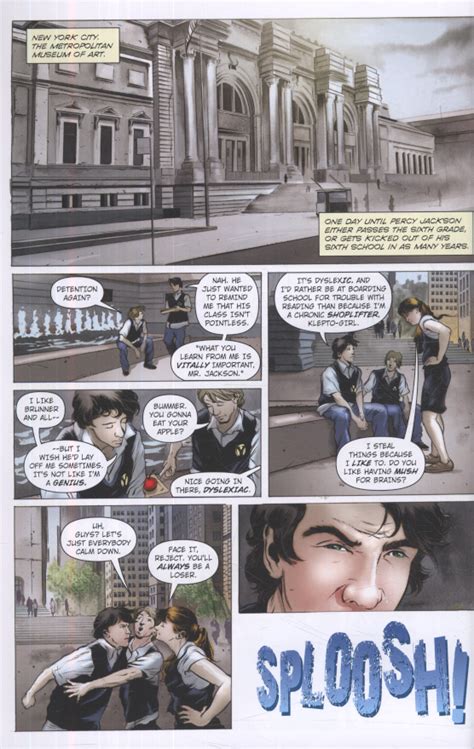 percy jackson and the lightning thief the graphic novel book 1 of percy jackson