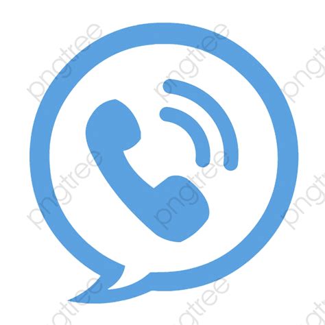 A Blue Speech Bubble With An Image Of A Phone