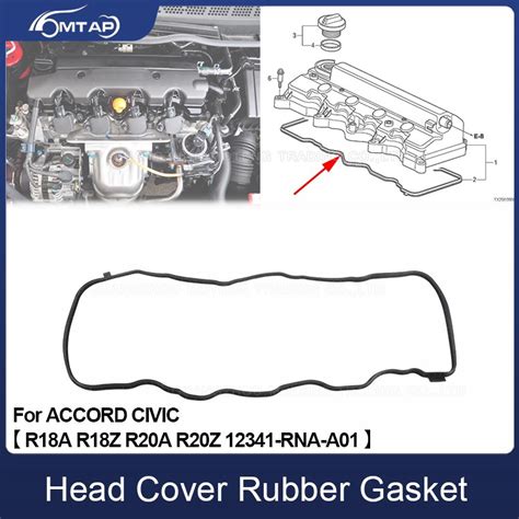 Mtap Valve Cover Gasket Cylinder Cover Rubber Gasket Packing For Honda