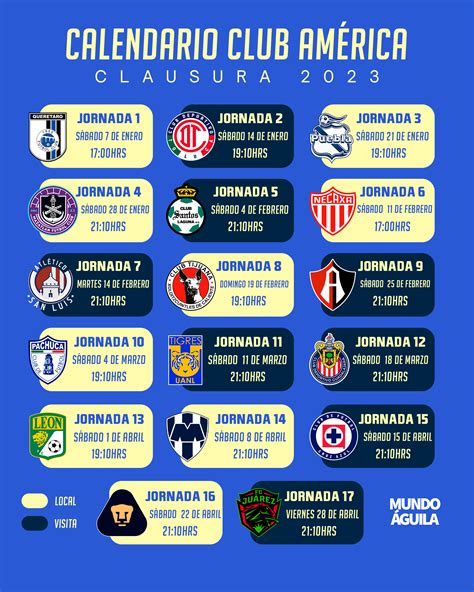 Introducir 35 Imagen Calendario De Club América Abzlocalmx