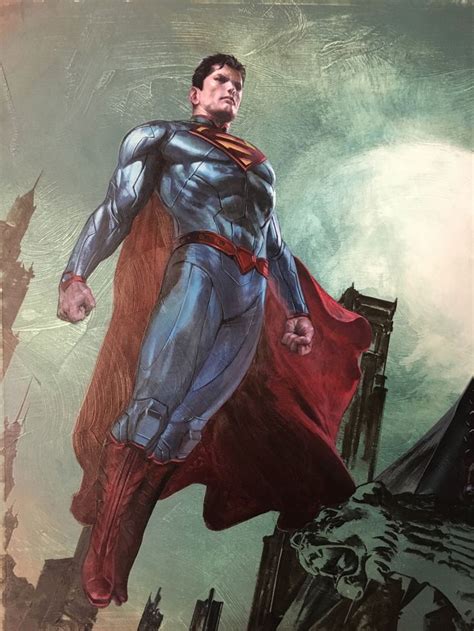 Superman By Gabriele Dellotto Superman Artwork Superman Art