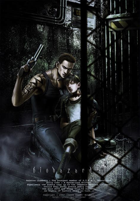 Safebooru Billy Coen Couple Rebecca Chambers Resident Evil Tagme Wolfina 517929