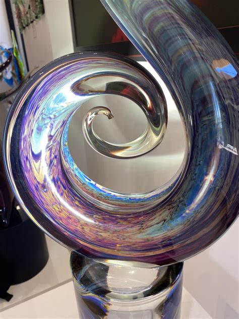 Murano Glass Spiral Murano Glass Sculpture
