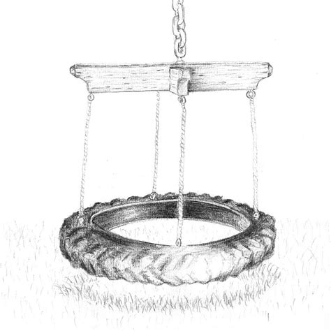 Tire Swing Sketch At Explore Collection Of Tire