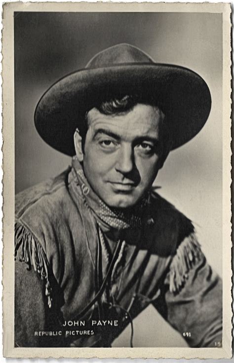 John Payne In Santa Fe Passage 1955 French Postcard By E Flickr