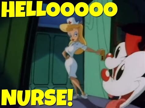 Hello Nurse Is So Lucky Animaniacs Nurse Cartoon Animaniacs Hello Nurse