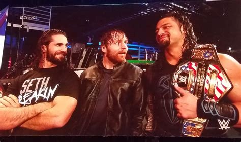 Seth Rollins Dean Ambrose Roman Reigns Roman Reigns Roman Reigns