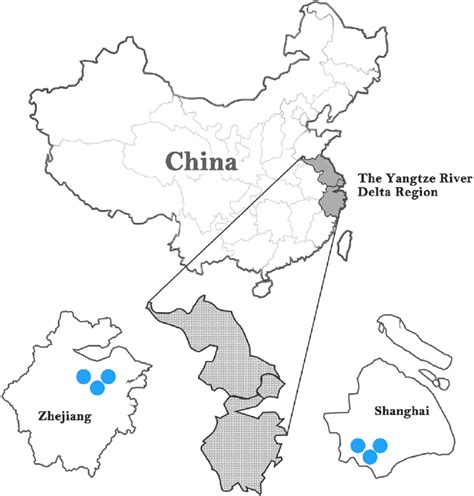 Locations Of Survey Sites In The Yangtze River Delta Region Of China Download Scientific Diagram