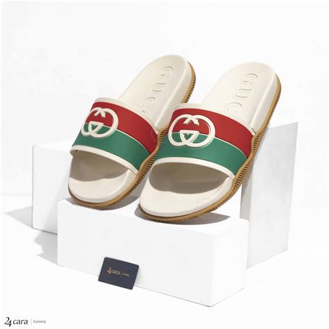 Gucci Interlocking G Slide Sandal 24cara