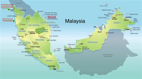 Gambar Peta Kalimantan Lengkap Dengan Batas Negara Dan Provinsi Tata