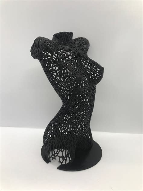 Female Torso Nude Art D Printed Sculpture Etsy