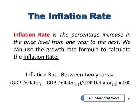 How To Find Inflation Rate Using Gdp Deflator