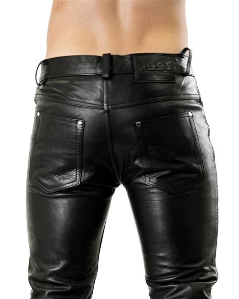 Bockle® 1991 Tube Lederhose Men Leather Pants Trouser Tight Leather Jeans Buy Online In Uae