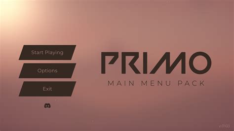 Minimalist Main Menu Pack By Gabriel Bissonnette