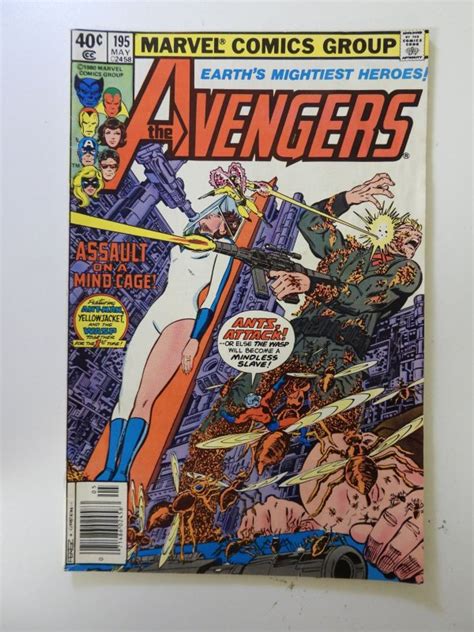 The Avengers 195 1980 1st Cameo Appearance Taskmaster Vgfn Moisture