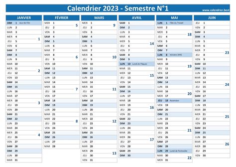 Numéro De Semaine 2023 Liste Dates Et Calendrier 2023 Avec Semaine
