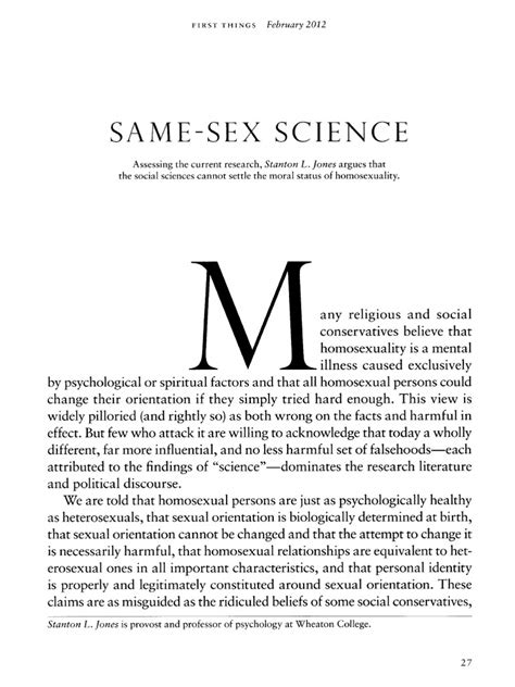 Same Sex Science Homosexuality Sexual Orientation Free 30 Day