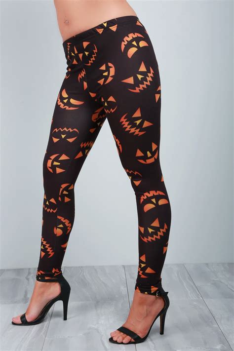 New Womens Ladies Party Fancy Costume Halloween Ghost Printed Jeggings Leggings Ebay