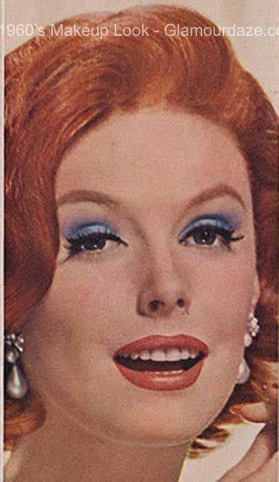 Early 1960s Makeup Look 70s Makeup Vintage Makeup Blue Makeup Beauty Makeup Worst Makeup