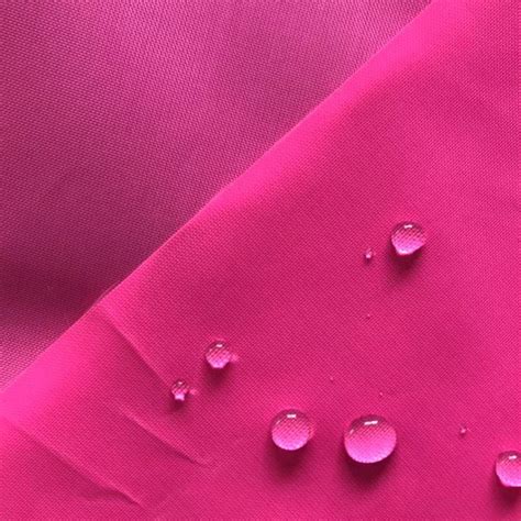 Polyester 210d Oxford Fabric Waterproof Pu Coating