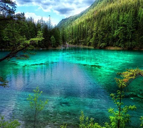 Green Lake Beautiful Nature Scenes Amazing Nature Beautiful World