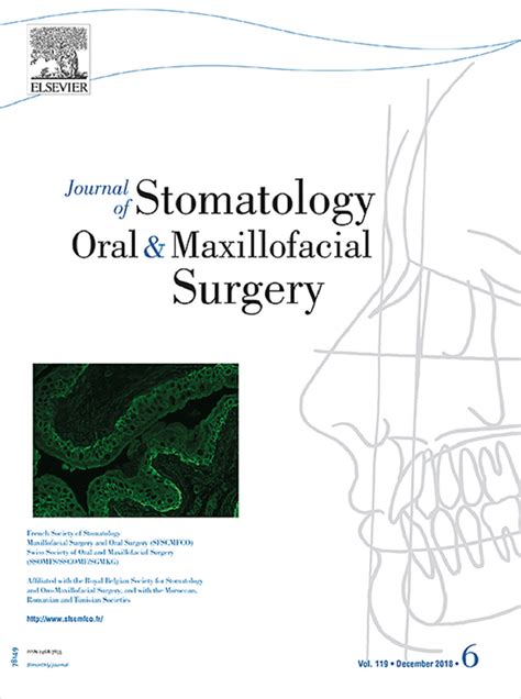 Cover Of Journal Of Stomatology Oral And Maxillofacial Surgery Volume