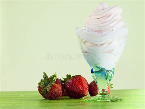 Frozen Soft Serve Yogurt Stock Photo Image Of Fresh 24438574