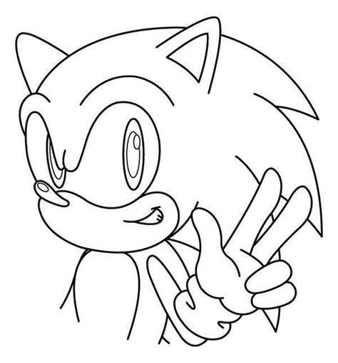 Мечтательная раскраска Sonic X скачать или распечатать раскраску из