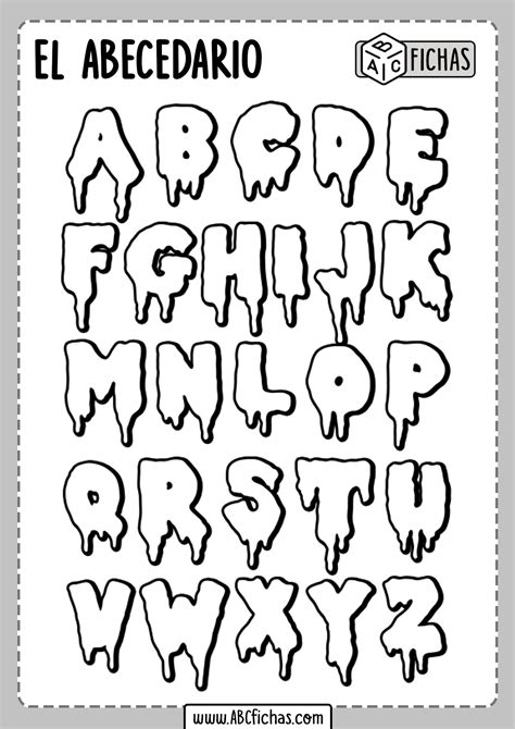 Completo Alfabeto Para Colorear Printable Alphabet Le Vrogue Co