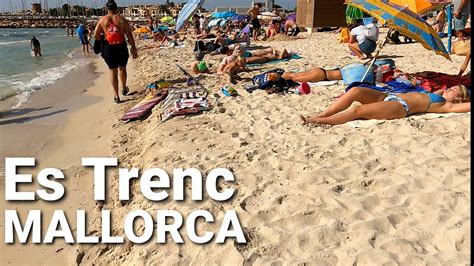 Es Trenc Today October Beach Walk Mallorca Spain K Youtube