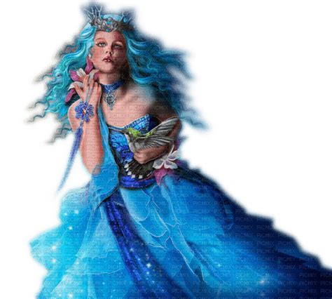 Rena Blue Fairy Fantasy Art Girl Rena Blue Fairy Fantasy Art