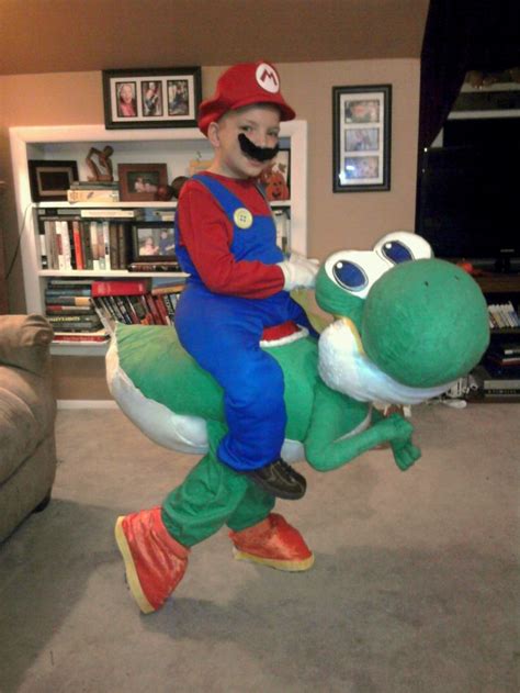 Mario Riding Yoshi Costume Tabulations And Creations I 2019