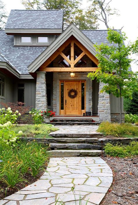 Image Result For Stone Path Entry Diy Front Porch Exterior Door