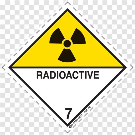 Dangerous Goods Hazmat Class Radioactive Substances Label