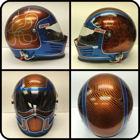 Simpson Bandit Helmet Painted With House Of Kolor Kandy By Timebomb