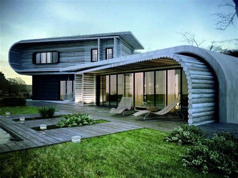 Unique House Design Wooden Material Eco Friendly Olpos Design