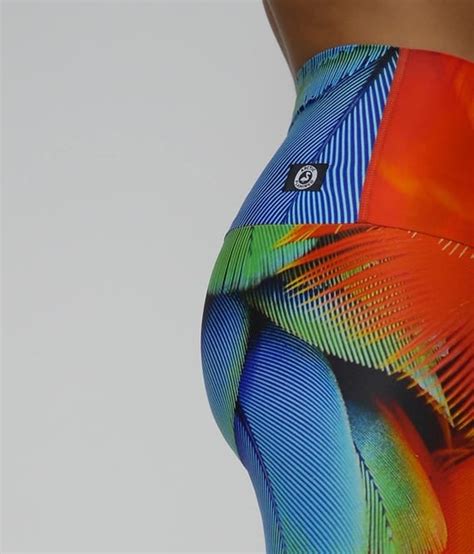 Parrot Yoga Leggings Eco Friendly Yoga Pants Printed