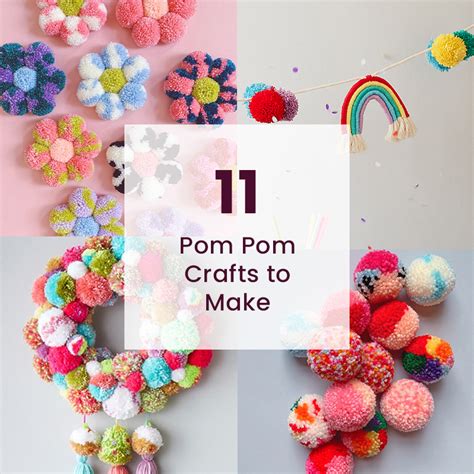 11 Pom Pom Crafts To Make Hobbycraft